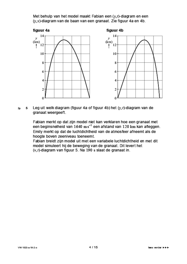 Opgaven examen VWO natuurkunde 2019, tijdvak 2. Pagina 4