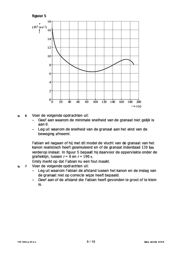Opgaven examen VWO natuurkunde 2019, tijdvak 2. Pagina 5