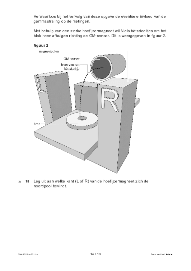 Opgaven examen VWO natuurkunde 2022, tijdvak 1. Pagina 14