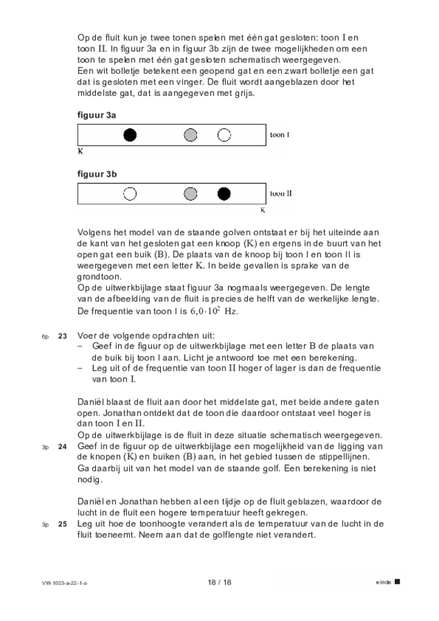 Opgaven examen VWO natuurkunde 2022, tijdvak 1. Pagina 18