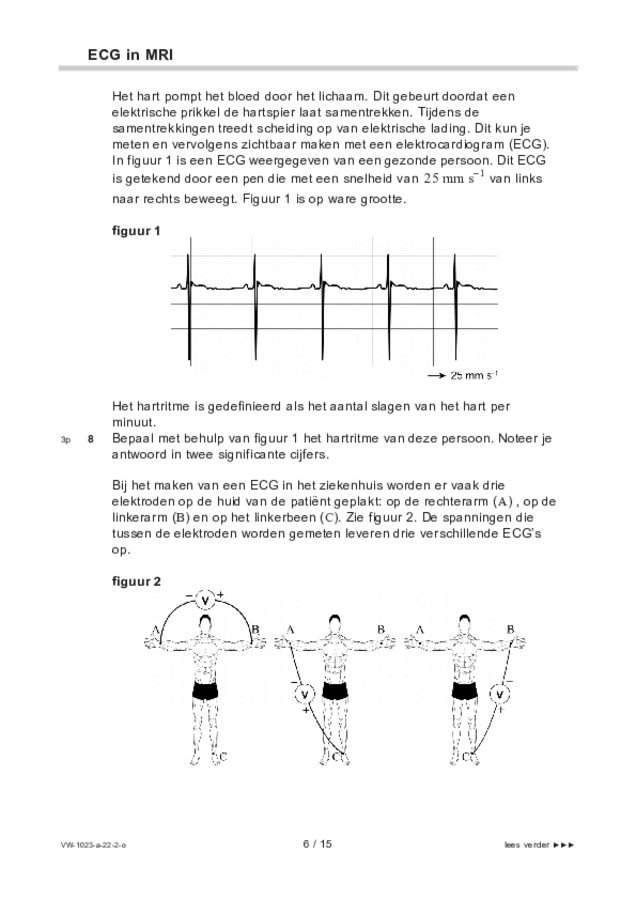 Opgaven examen VWO natuurkunde 2022, tijdvak 2. Pagina 6