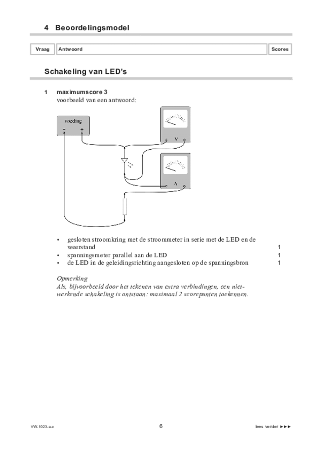 Correctievoorschrift examen VWO natuurkunde 2022, tijdvak 3. Pagina 6