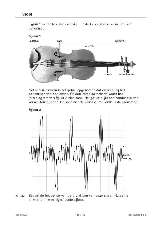 Opgaven examen VWO natuurkunde 2022, tijdvak 3. Pagina 16
