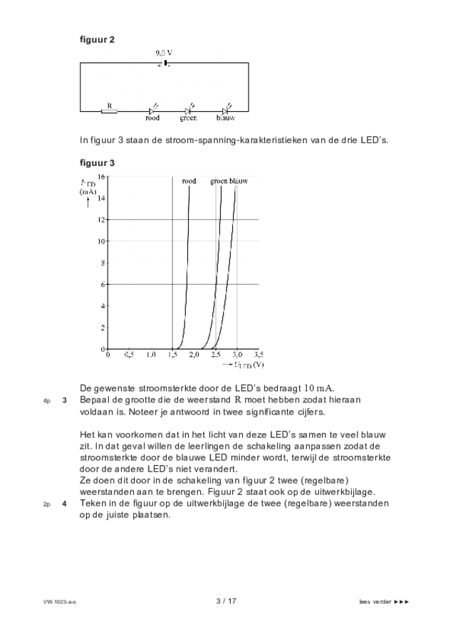 Opgaven examen VWO natuurkunde 2022, tijdvak 3. Pagina 3