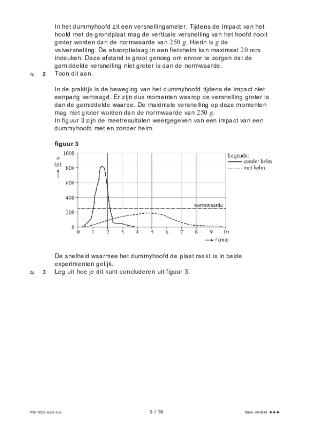 Opgaven examen VWO natuurkunde 2023, tijdvak 2. Pagina 3