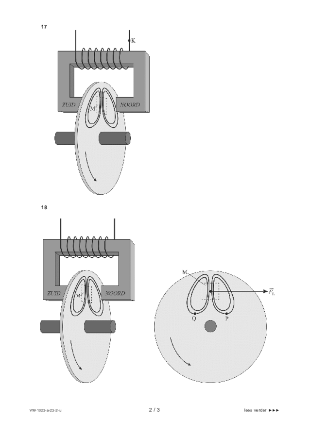 Uitwerkbijlage examen VWO natuurkunde 2023, tijdvak 2. Pagina 2