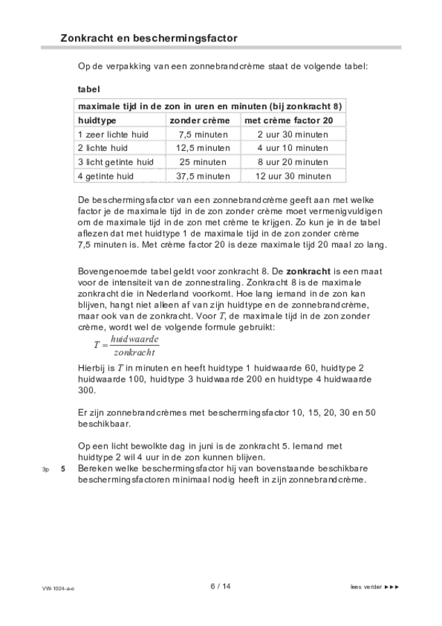Opgaven examen VWO wiskunde A 2022, tijdvak 3. Pagina 6