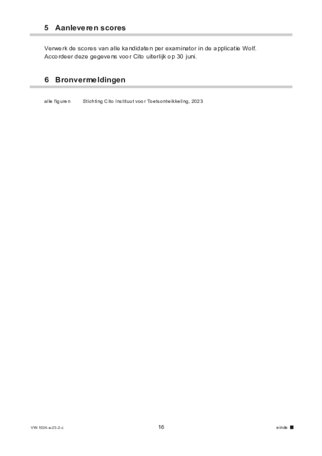 Correctievoorschrift examen VWO wiskunde A 2023, tijdvak 2. Pagina 16