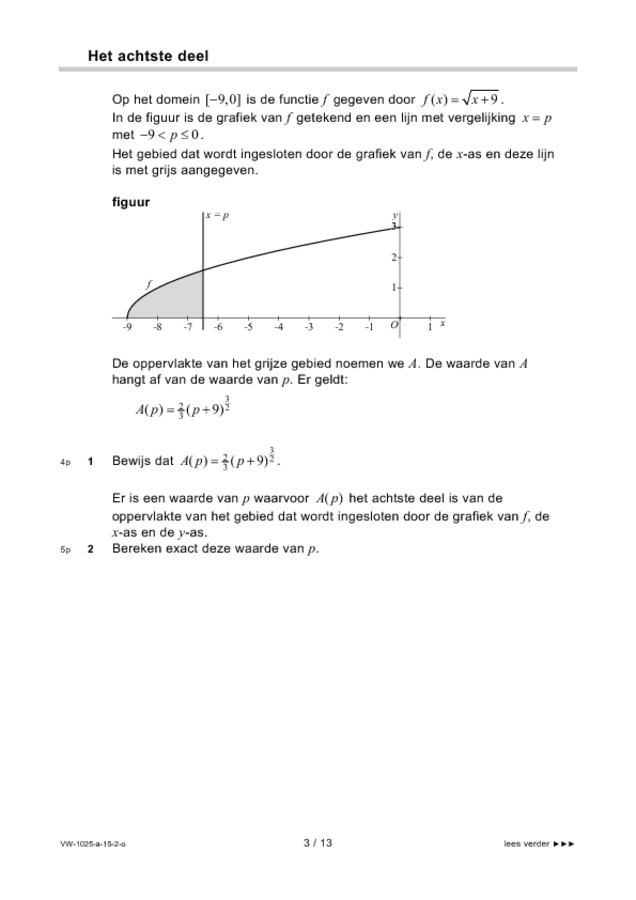 Wiskunde B Eindexamens Voorbereidend Wetenschappelijk Onderwijs ...