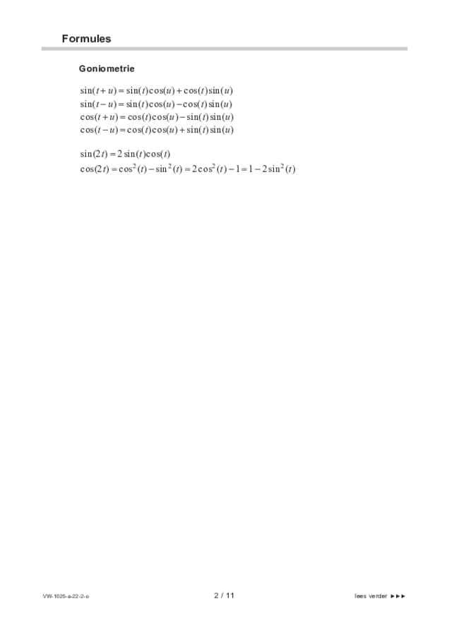 Opgaven examen VWO wiskunde B 2022, tijdvak 2. Pagina 2