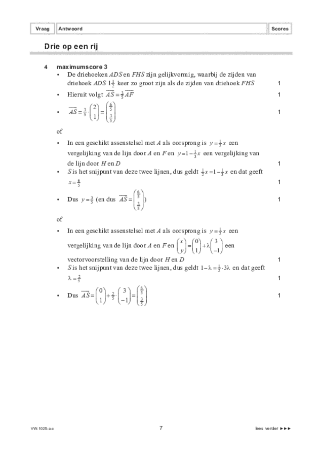 Correctievoorschrift examen VWO wiskunde B 2022, tijdvak 3. Pagina 7