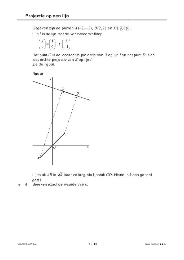 Opgaven examen VWO wiskunde B 2023, tijdvak 2. Pagina 6