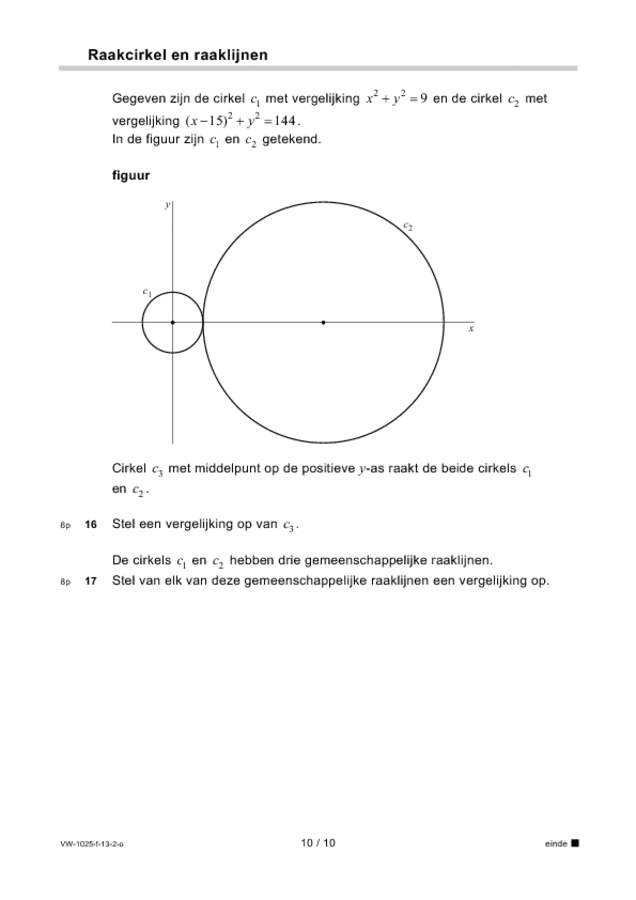 Opgaven examen VWO wiskunde B 2013, tijdvak 2. Pagina 10