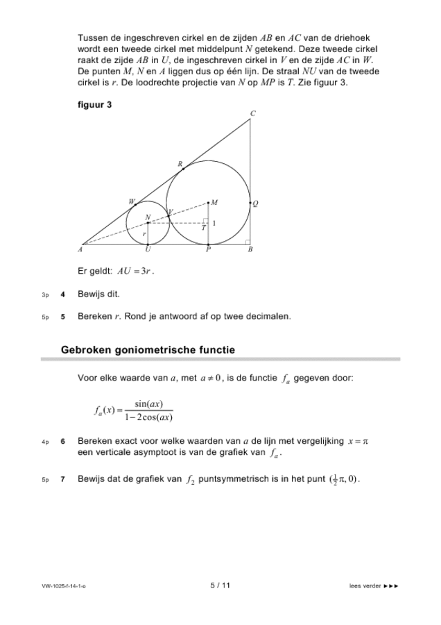 Wiskunde B eindexamens VWO (Opgaven) Eindexamens.NU examen wiskunde