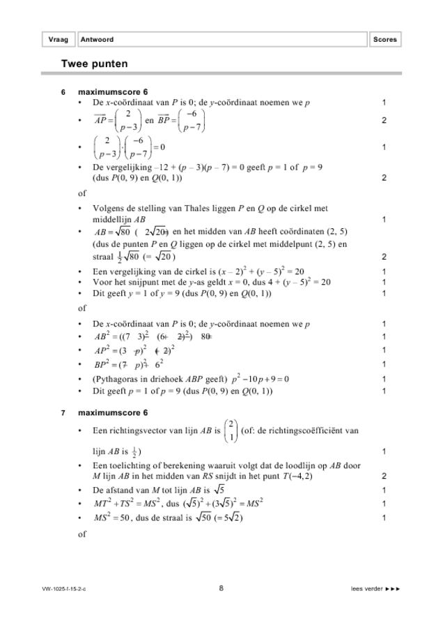 Wiskunde B Eindexamens Voorbereidend Wetenschappelijk Onderwijs ...