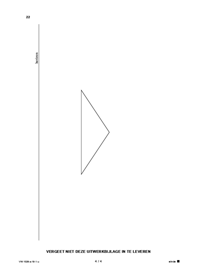 Uitwerkbijlage examen VWO wiskunde C 2019, tijdvak 1. Pagina 4