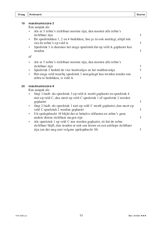 Correctievoorschrift examen VWO wiskunde C 2022, tijdvak 1. Pagina 13