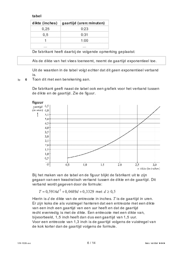 Opgaven examen VWO wiskunde C 2022, tijdvak 1. Pagina 6