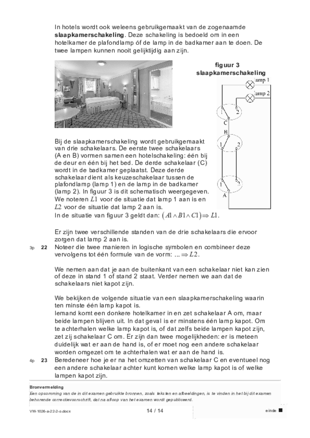 Opgaven examen VWO wiskunde C 2022, tijdvak 2. Pagina 14