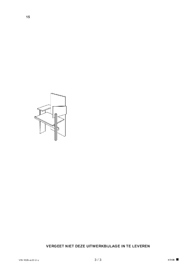 Uitwerkbijlage examen VWO wiskunde C 2022, tijdvak 2. Pagina 3