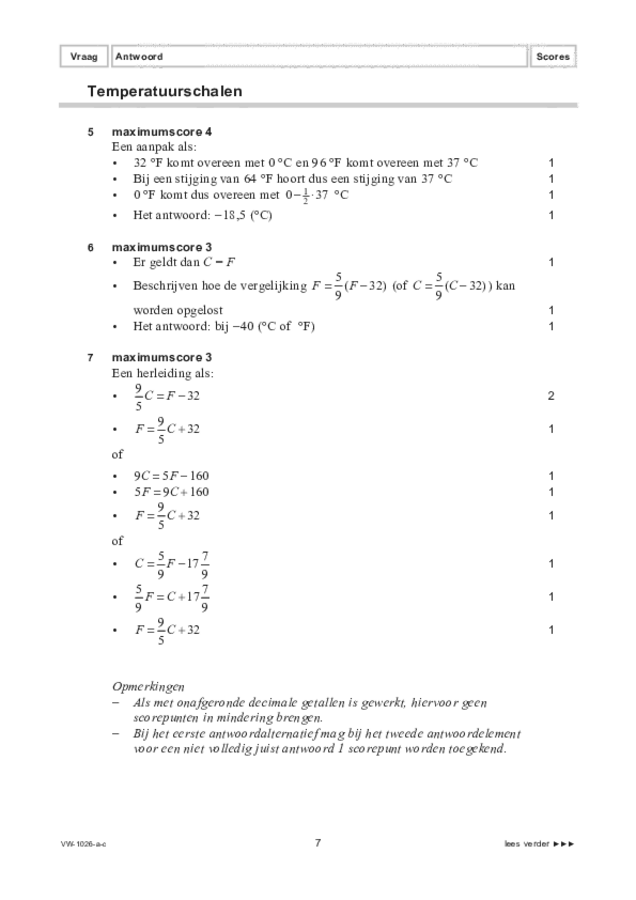 Correctievoorschrift examen VWO wiskunde C 2022, tijdvak 3. Pagina 7