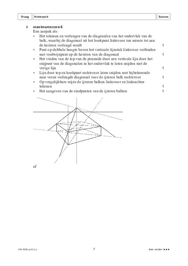 Correctievoorschrift examen VWO wiskunde C 2023, tijdvak 2. Pagina 7