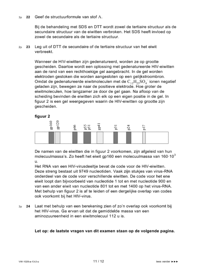 Opgaven examen VWO scheikunde 2013, tijdvak 2. Pagina 11