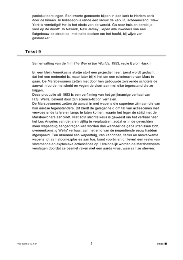 Bijlage examen VWO kunst (algemeen) 2010, tijdvak 1. Pagina 6
