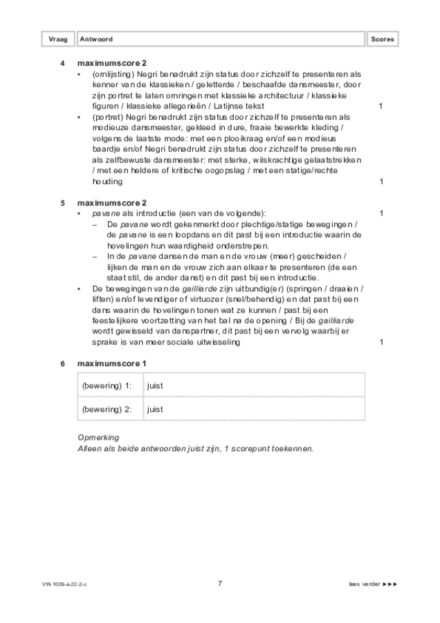 Correctievoorschrift examen VWO kunst (algemeen) 2022, tijdvak 2. Pagina 7