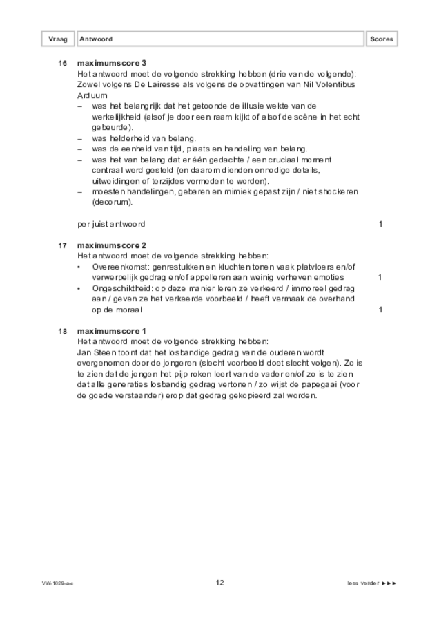 Correctievoorschrift examen VWO kunst (algemeen) 2023, tijdvak 2. Pagina 12