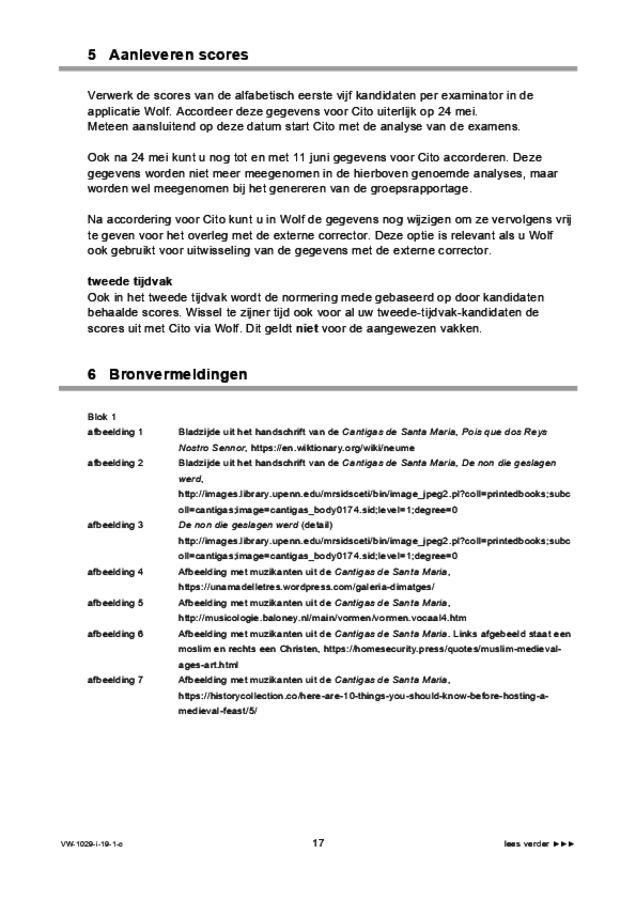 Correctievoorschrift examen VWO kunst (algemeen) 2019, tijdvak 1. Pagina 17