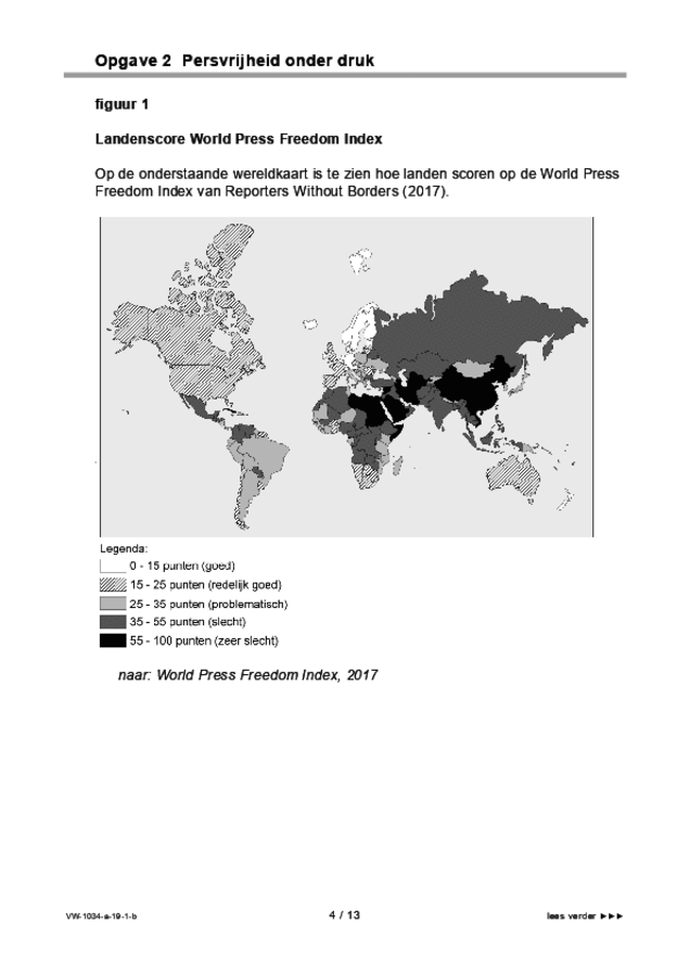 Bijlage examen VWO maatschappijwetenschappen 2019, tijdvak 1. Pagina 4