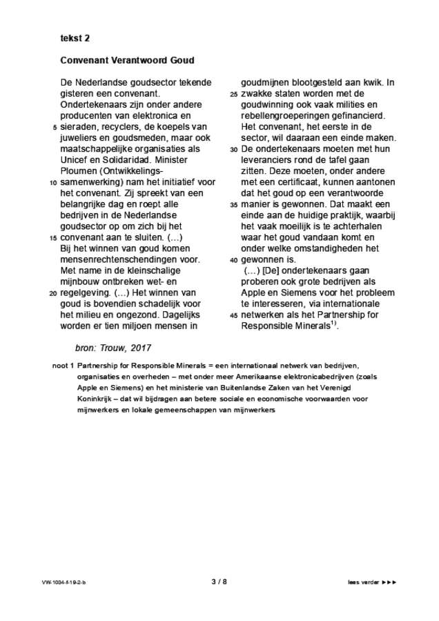 Bijlage examen VWO maatschappijwetenschappen 2019, tijdvak 2. Pagina 3