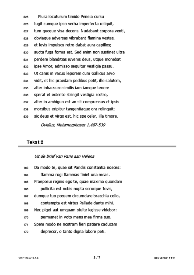 Bijlage examen VWO Latijn 2019, tijdvak 1. Pagina 3
