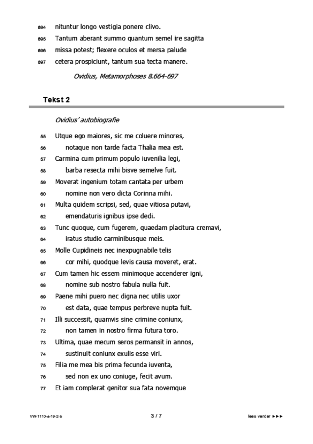 Bijlage examen VWO Latijn 2019, tijdvak 2. Pagina 3