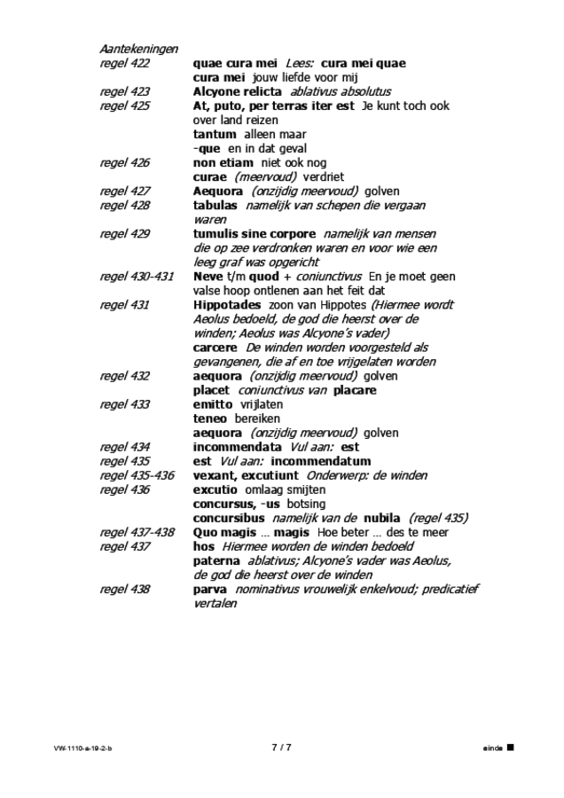 Bijlage examen VWO Latijn 2019, tijdvak 2. Pagina 7