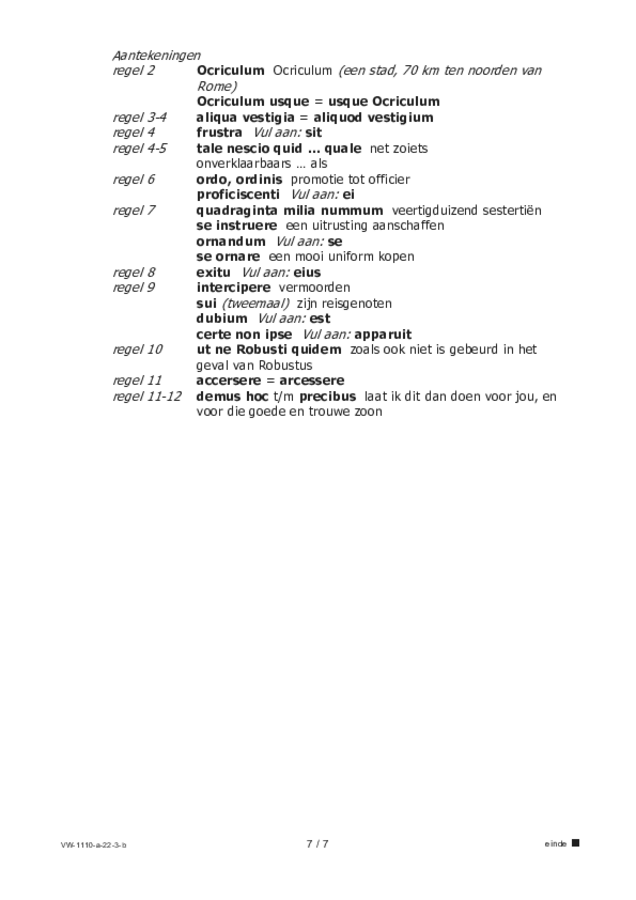Bijlage examen VWO Latijn 2022, tijdvak 3. Pagina 7