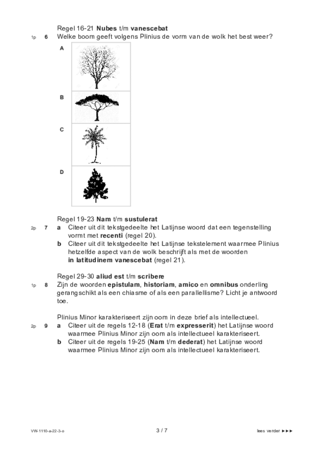 Opgaven examen VWO Latijn 2022, tijdvak 3. Pagina 3
