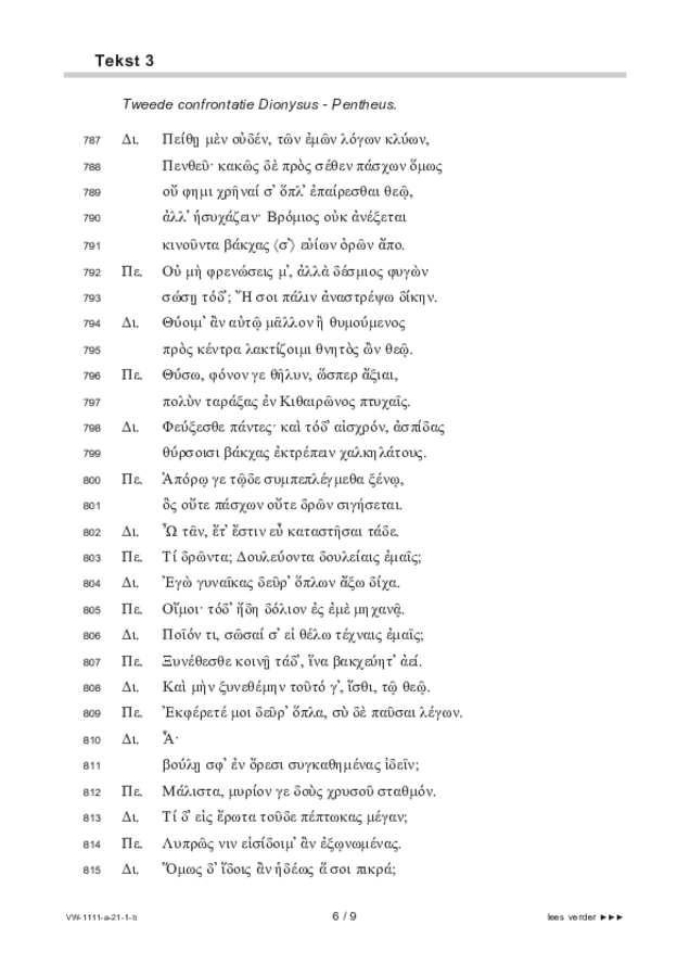 Bijlage examen VWO Grieks 2021, tijdvak 1. Pagina 6