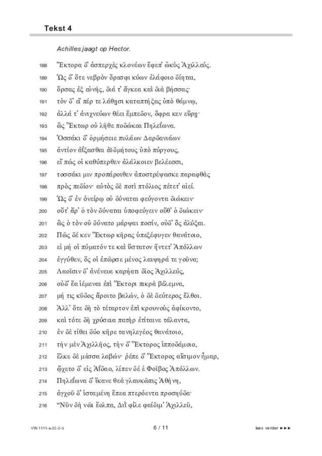 Bijlage examen VWO Grieks 2022, tijdvak 2. Pagina 6