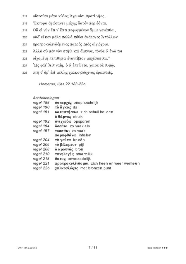 Bijlage examen VWO Grieks 2022, tijdvak 2. Pagina 7