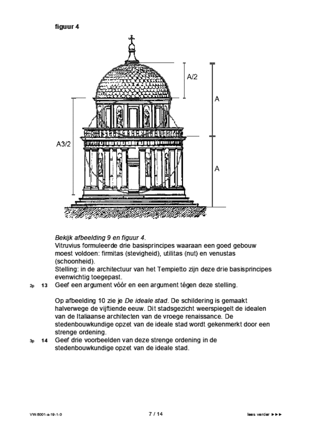 Opgaven examen VWO tekenen, handenarbeid en textiele werkvormen 2019, tijdvak 1. Pagina 7