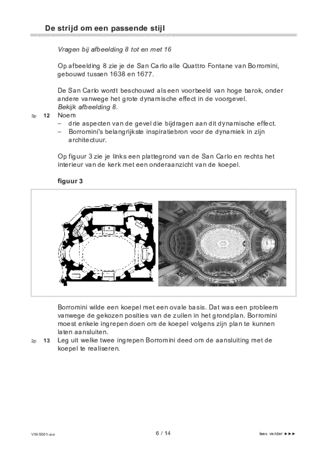 Opgaven examen VWO tekenen, handenarbeid en textiele werkvormen 2021, tijdvak 1. Pagina 6