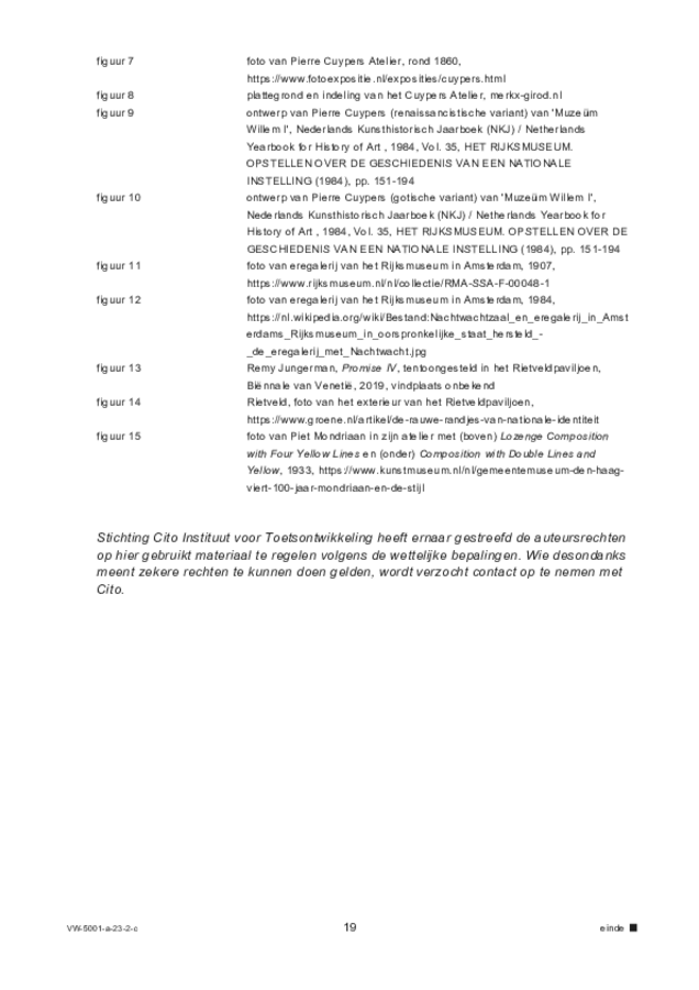 Correctievoorschrift examen VWO tekenen, handenarbeid en textiele werkvormen 2023, tijdvak 2. Pagina 19