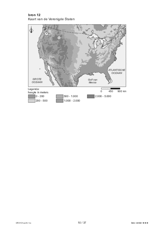 Opgaven examen VMBO GLTL aardrijkskunde 2024, tijdvak 1. Pagina 10