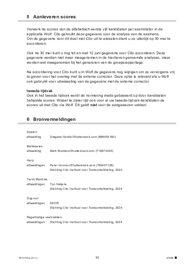 Correctievoorschrift examen VMBO GLTL wiskunde 2024, tijdvak 1. Pagina 10