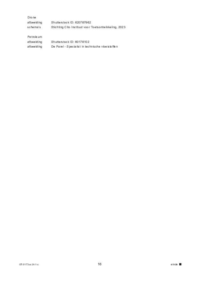 Correctievoorschrift examen VMBO GLTL natuur- en scheikunde 1 2024, tijdvak 1. Pagina 16