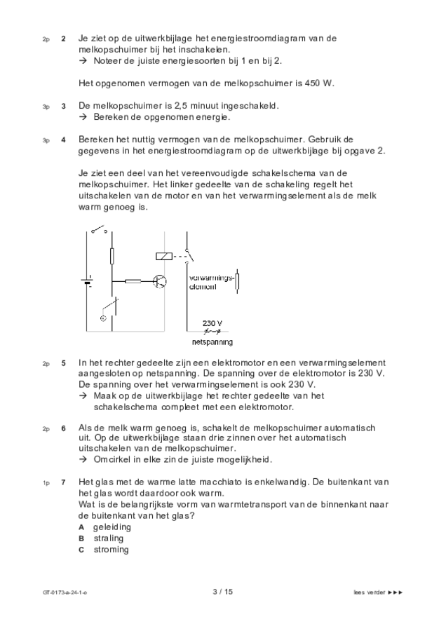 Opgaven examen VMBO GLTL natuur- en scheikunde 1 2024, tijdvak 1. Pagina 3