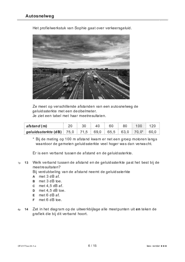 Opgaven examen VMBO GLTL natuur- en scheikunde 1 2024, tijdvak 1. Pagina 6