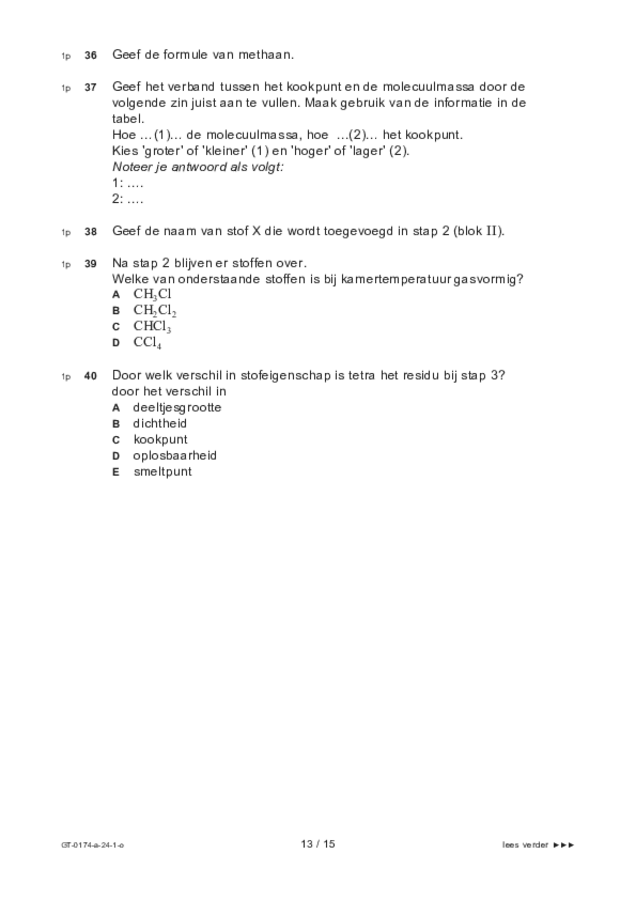 Opgaven examen VMBO GLTL natuur- en scheikunde 2 2024, tijdvak 1. Pagina 13